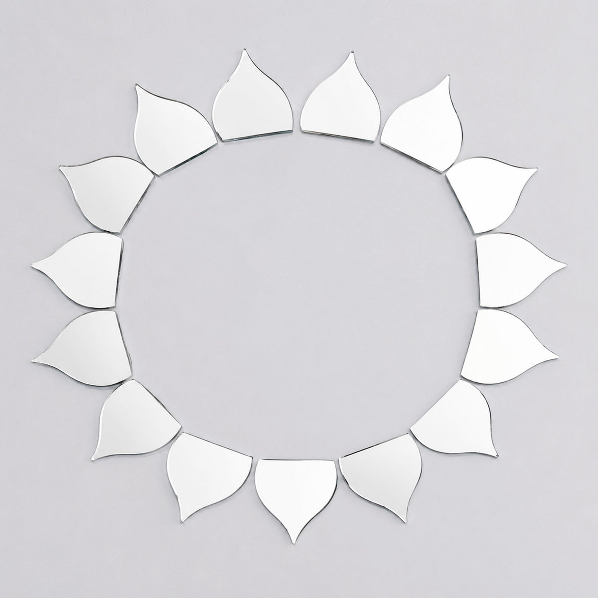 Glass Mirror- Half Leaf- 20MM
