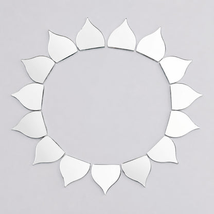 Glass Mirror- Half Leaf- 20MM