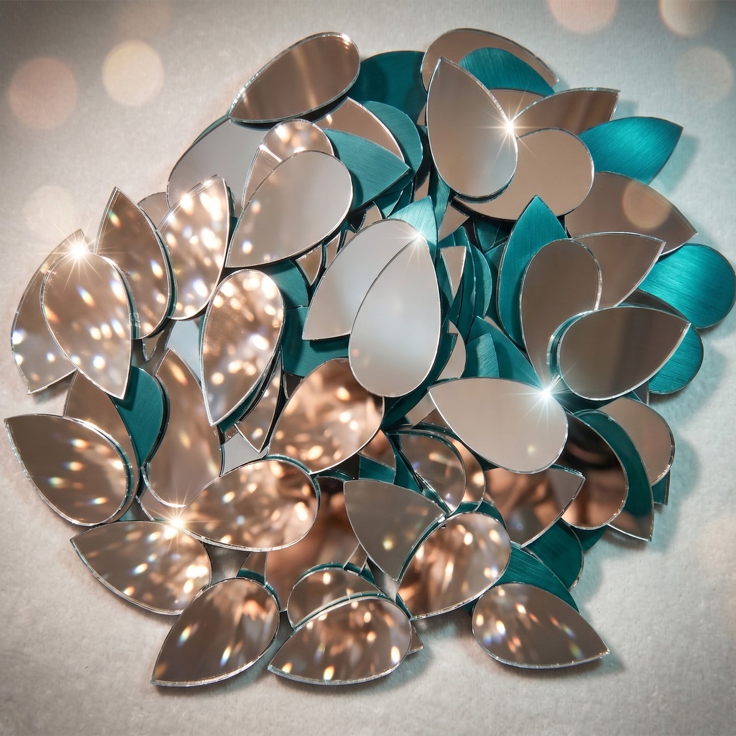 Glass Mirror- Tear Drop- 30MM