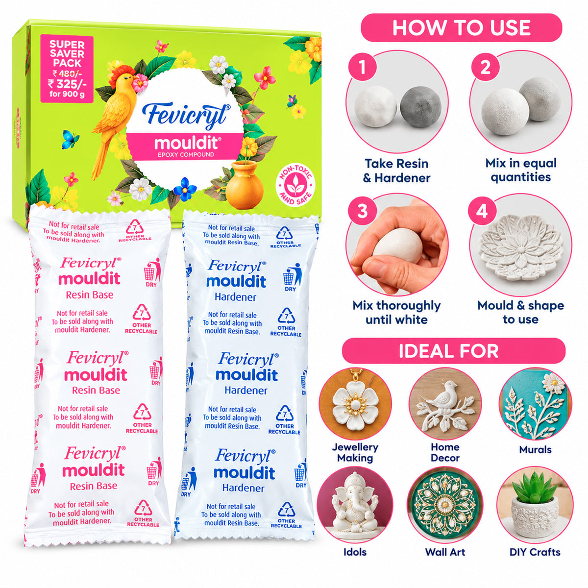 Fevicryl Mould It, 900 g