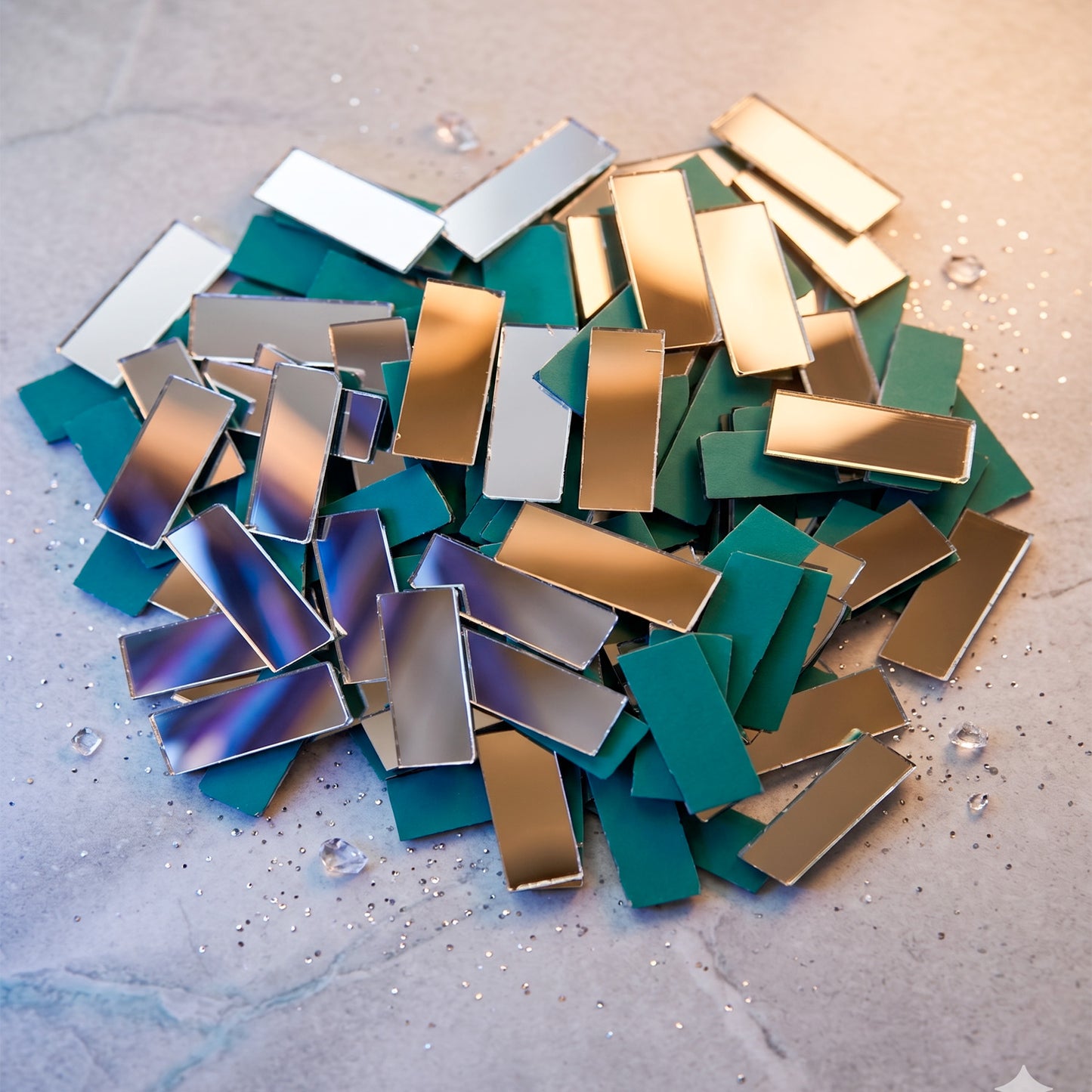 Glass Mirror- Rectangle- 25MM