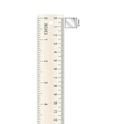 Glass Mirror- Square 12MM