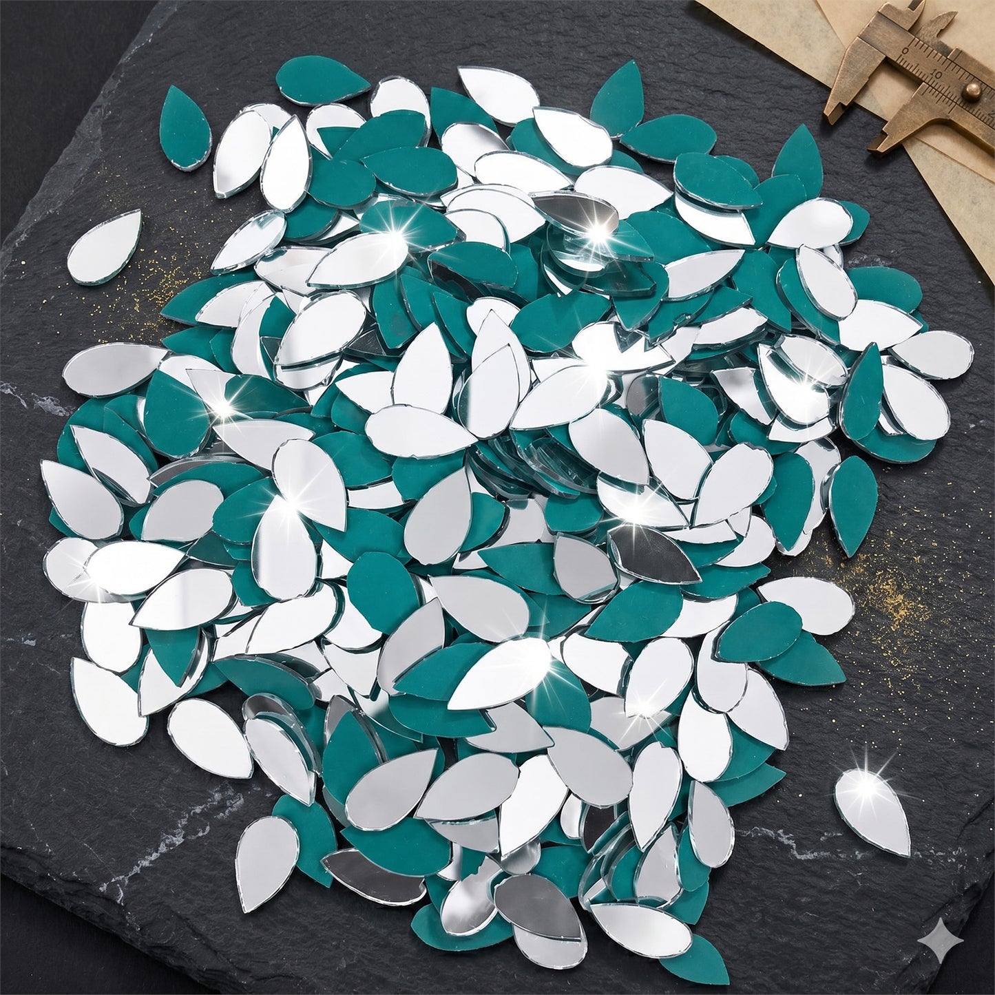 Glass Mirror- Tear Drop- 16MM