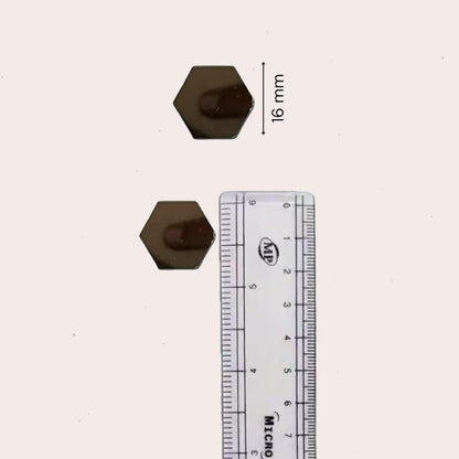 Glass Mirror- Hexa- 16mm