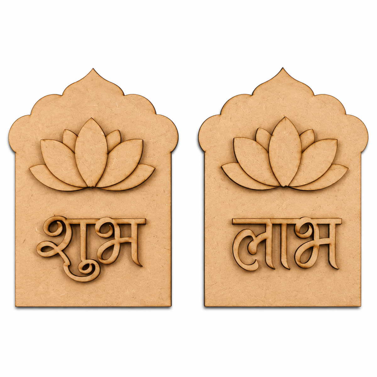 MDF Lotus Jarokha Shubh Labh