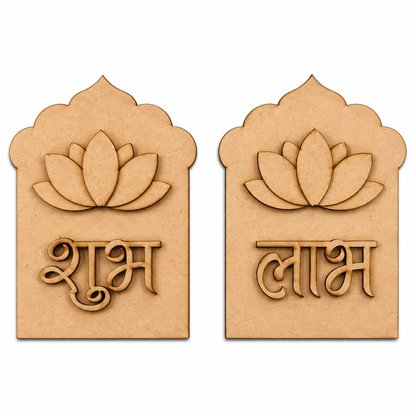 MDF Lotus Jarokha Shubh Labh