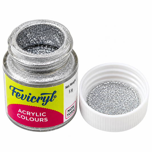 Fevicryl Acrylic Silver Dust- 5gms