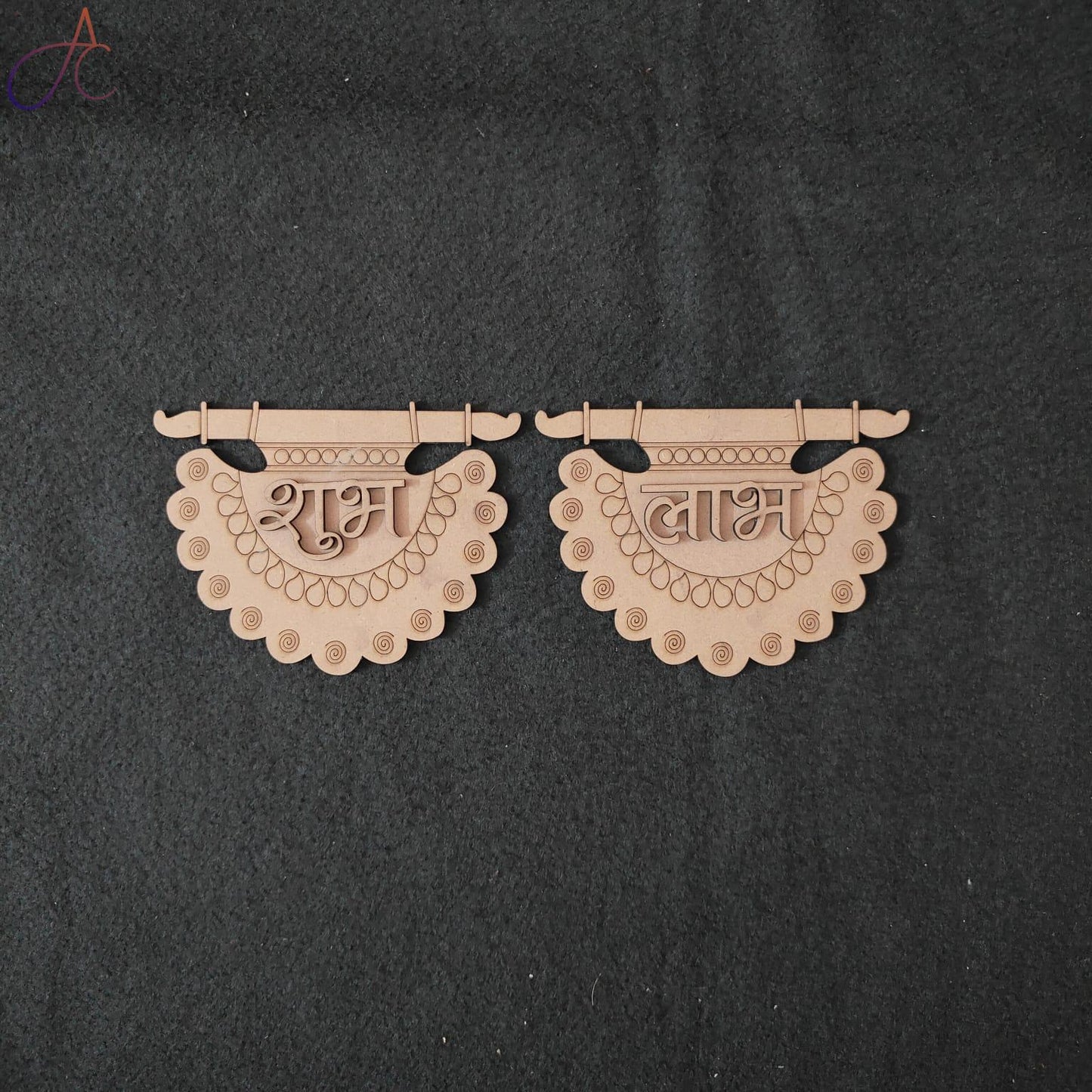 MDF Ancient Fan Shubh Labh