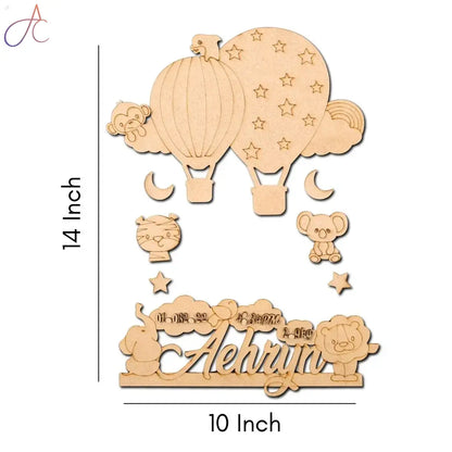 Kids Nameplate- Animal Theme