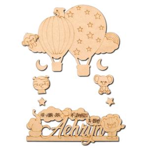 Kids Nameplate- Animal Theme