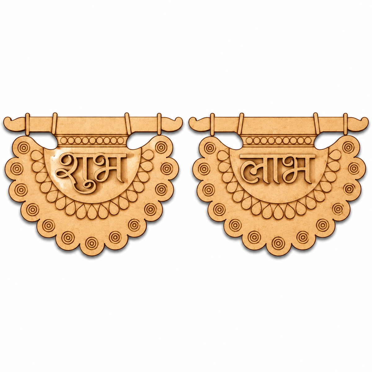 MDF Ancient Fan Shubh Labh