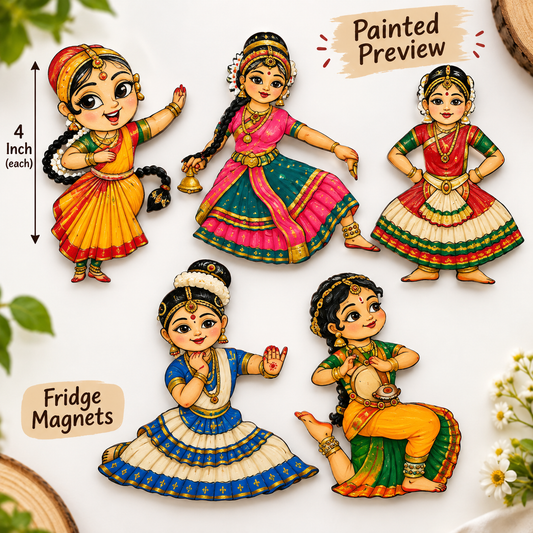 Classical Dance Fridge Magnet
