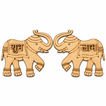 MDF Elephant Shubh Labh