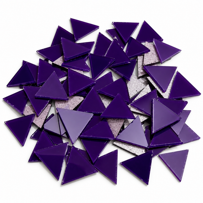 Color Glass Mirror-Triangle- 13MM