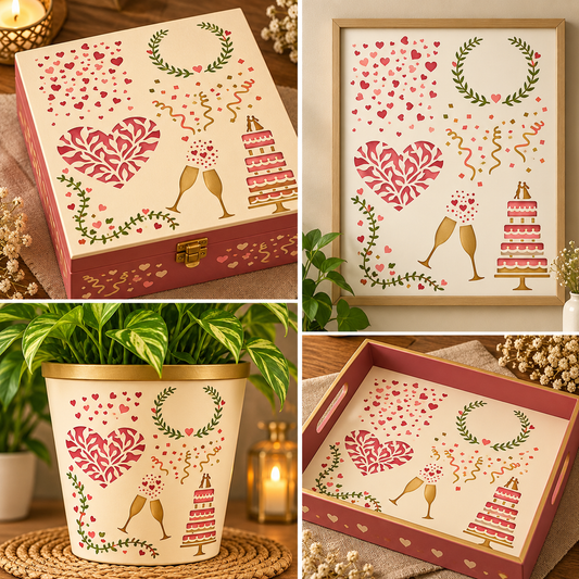 Craft Stencil A4 - F5