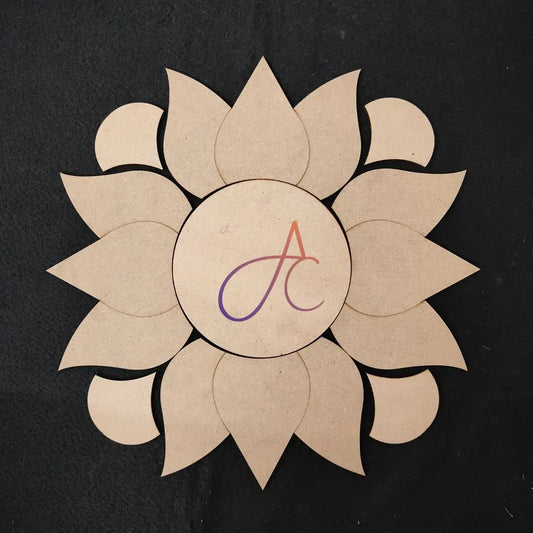 MDF Rangoli Cutouts Design-3