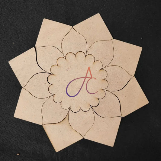 MDF Rangoli Cutouts Design-5
