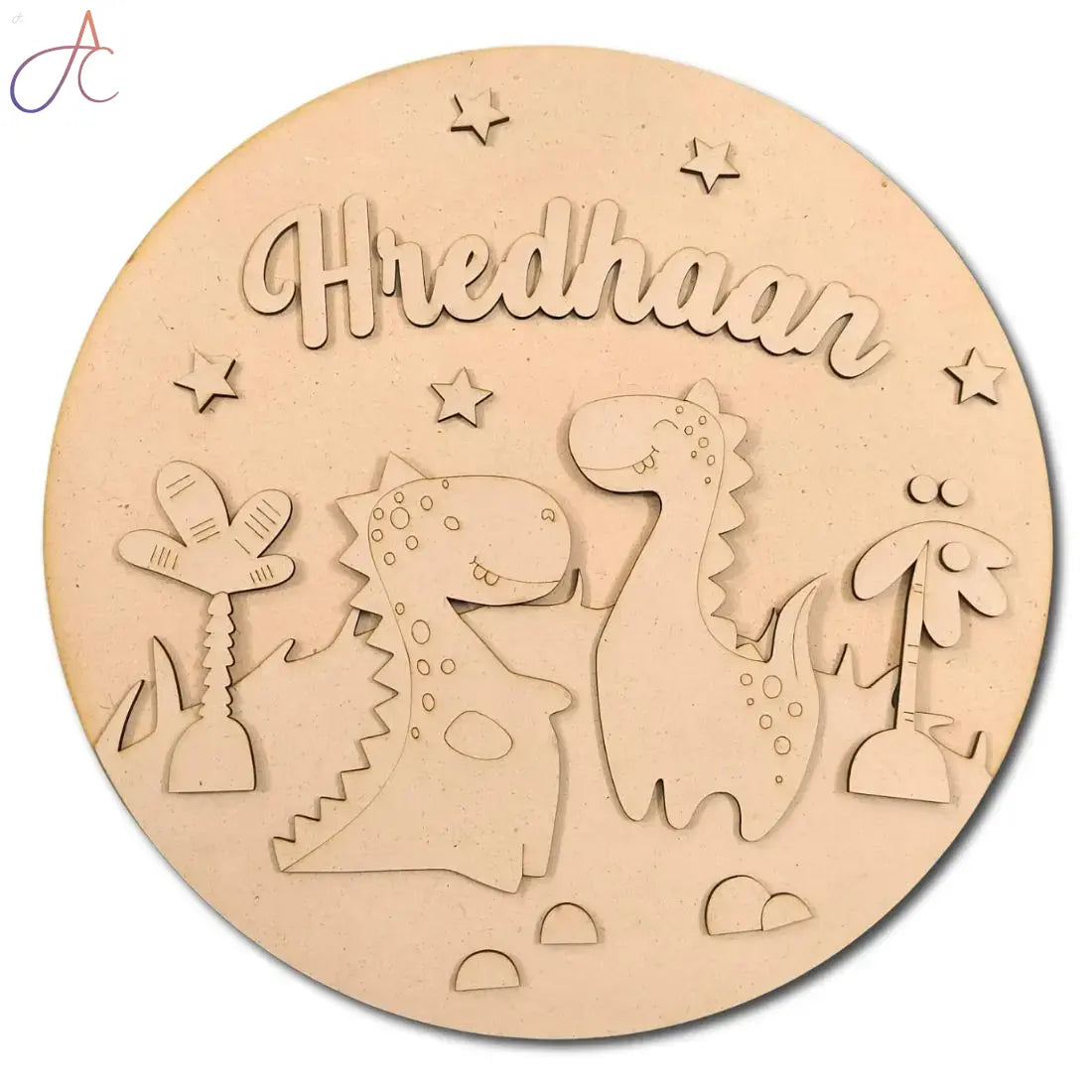 Kids Nameplate- Dino Theme