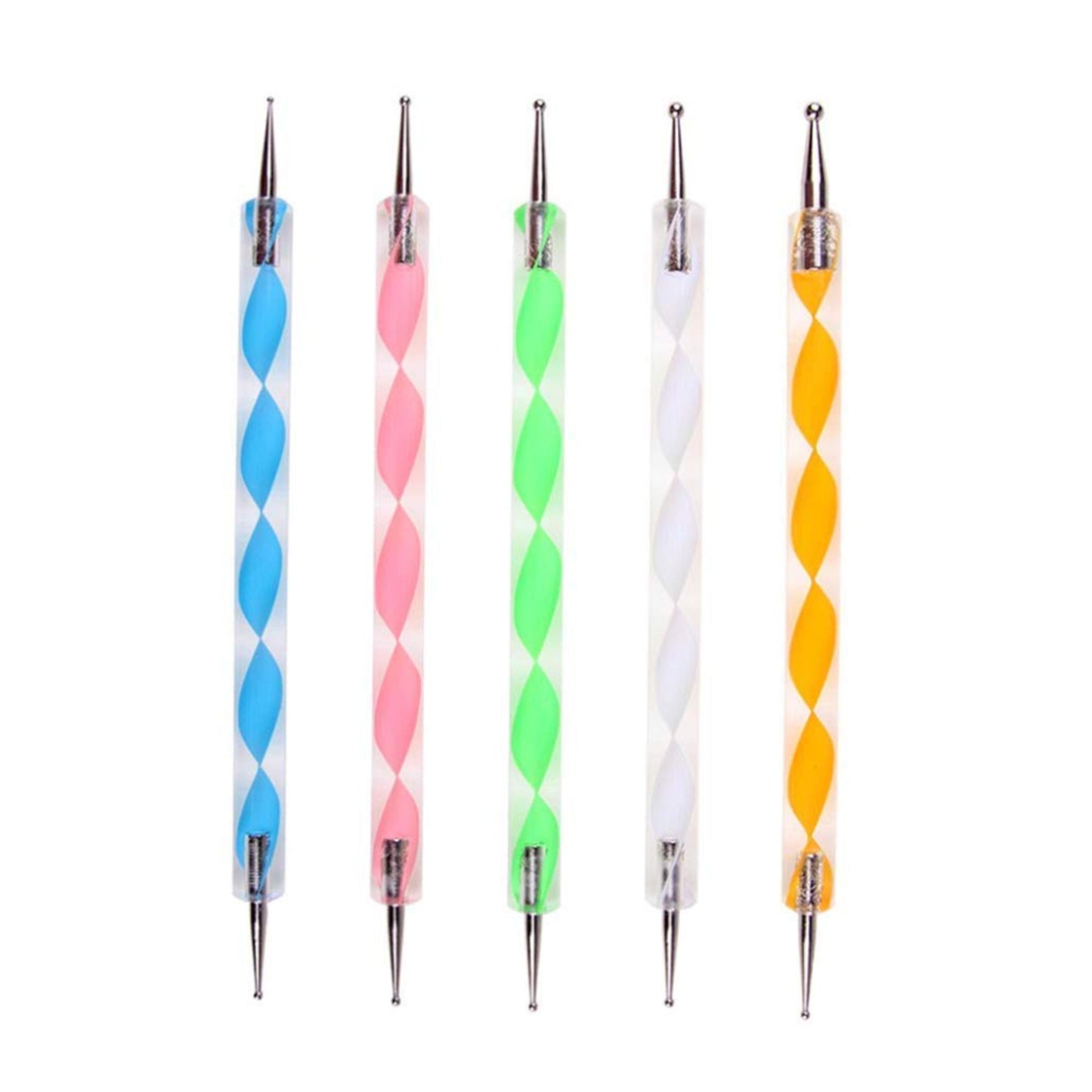 5pcs Acrylic Dotting Tool Set for Clay Pottery Ceramic Nail Art DIY
