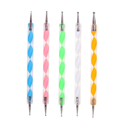 5pcs Acrylic Dotting Tool Set for Clay Pottery Ceramic Nail Art DIY