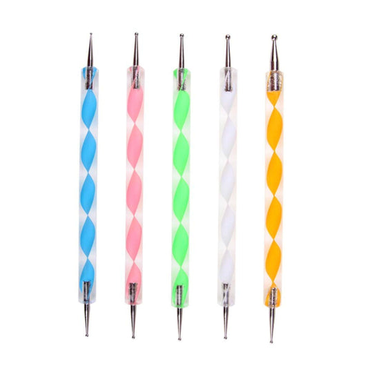 5pcs Acrylic Dotting Tool Set for Clay Pottery Ceramic Nail Art DIY