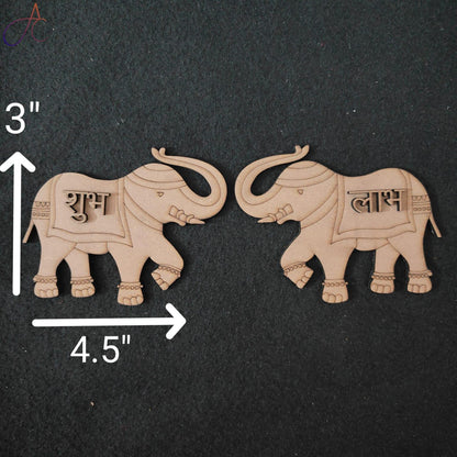 MDF Elephant Shubh Labh