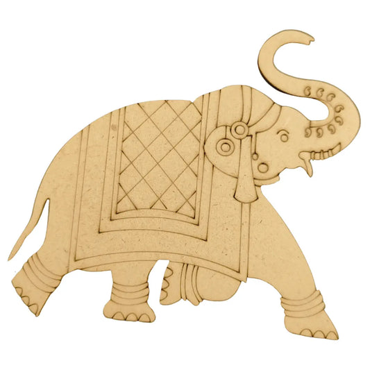 MDF Elephant Fridge Magnet