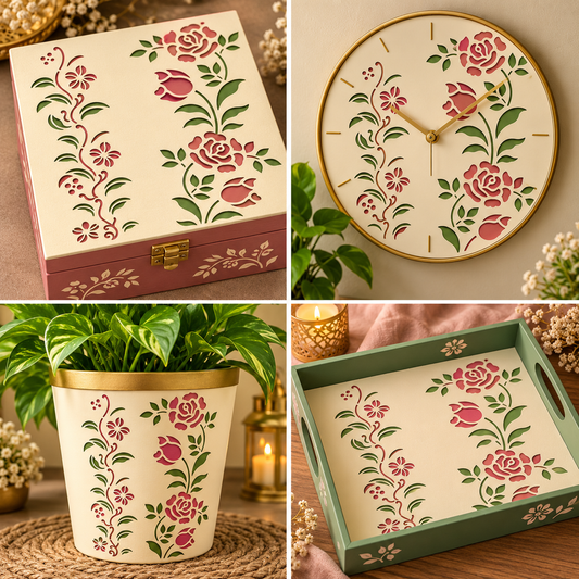 Craft Stencil A4 - L8