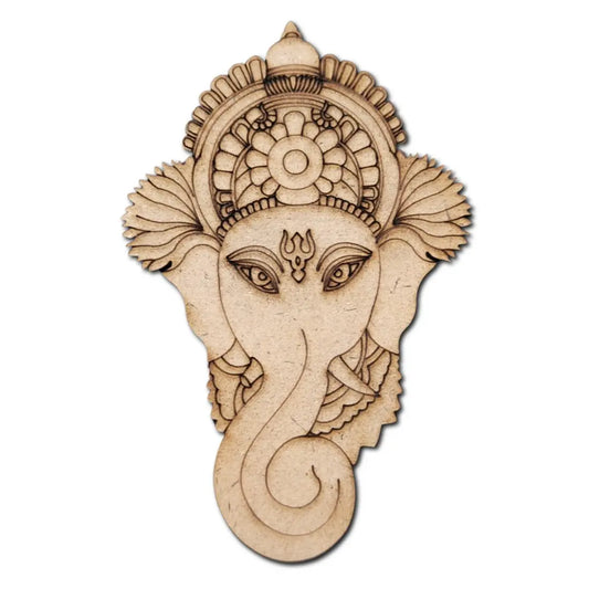 3mm MDF Ganesha Cutouts Design-07