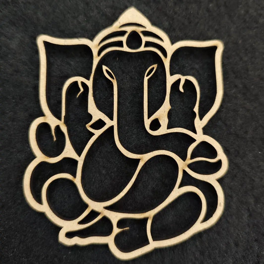 3mm MDF Ganesha Cutouts Design-02