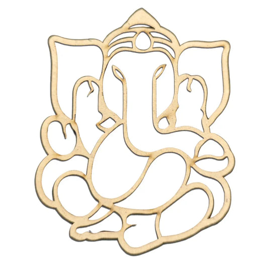 3mm MDF Ganesha Cutouts Design-02