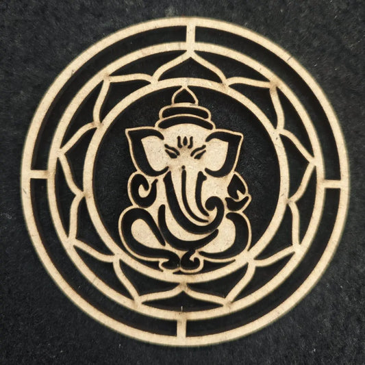3mm MDF Ganesha Cutouts Design-04