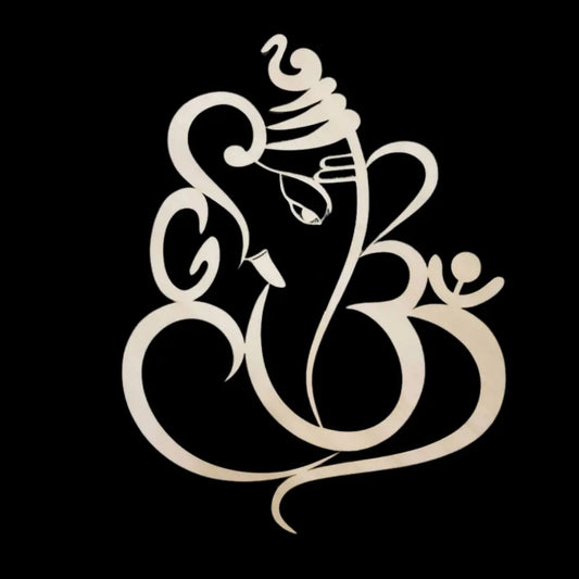 3mm MDF Ganesha Cutouts Design-06