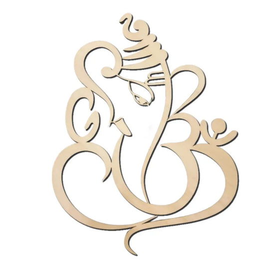 3mm MDF Ganesha Cutouts Design-06