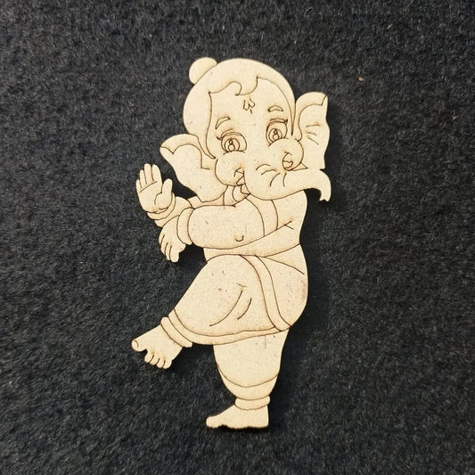 3mm MDF Ganesha Cutouts Design-08