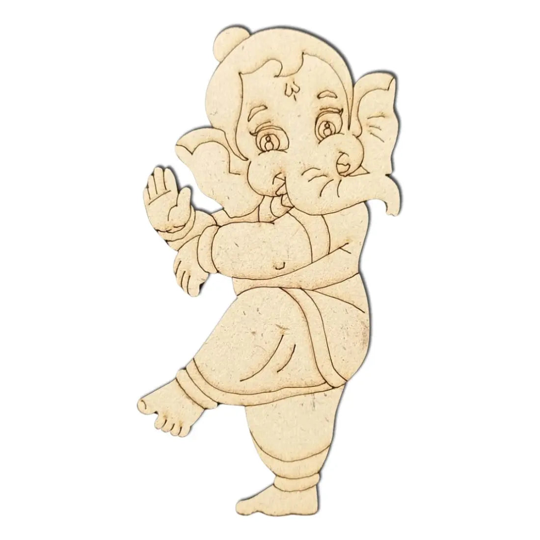 3mm MDF Ganesha Cutouts Design-08