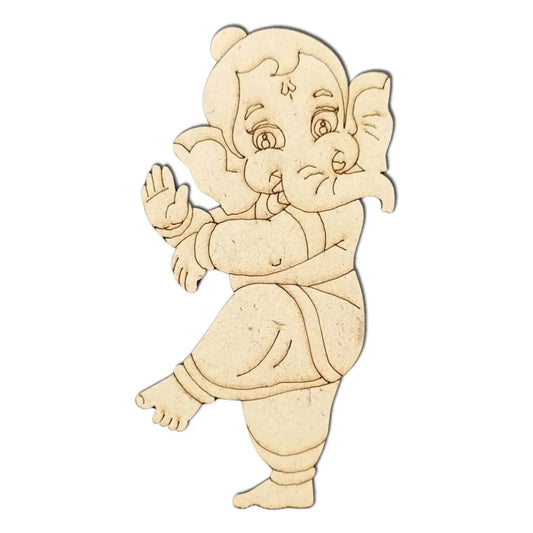 3mm MDF Ganesha Cutouts Design-08