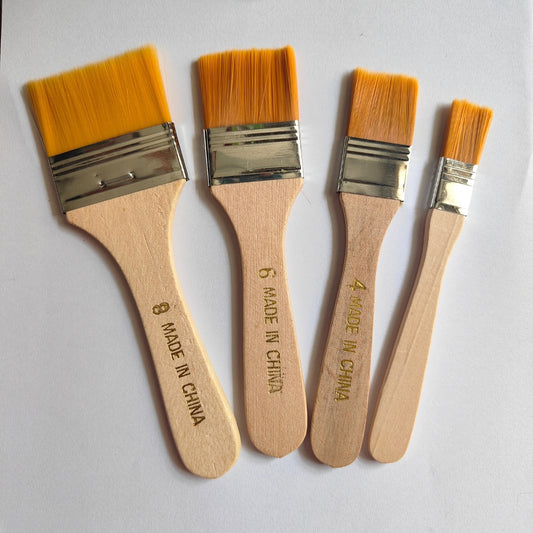 Gesso Painting Brush Set of 4