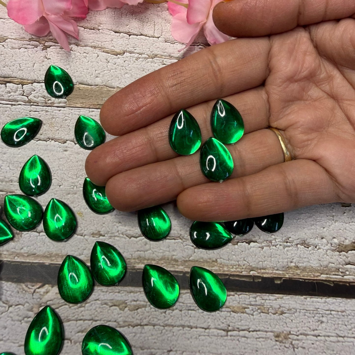 Rhinestones Tear Drop Shape