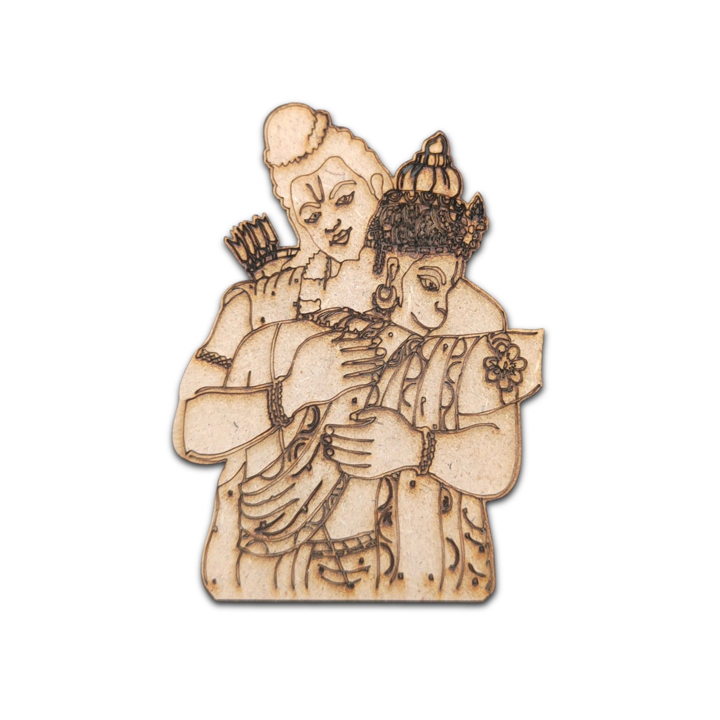 Pre Marked MDF Cutout Ramji Hanumanji