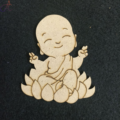 Pre Marked Baby Buddha- Set of 7