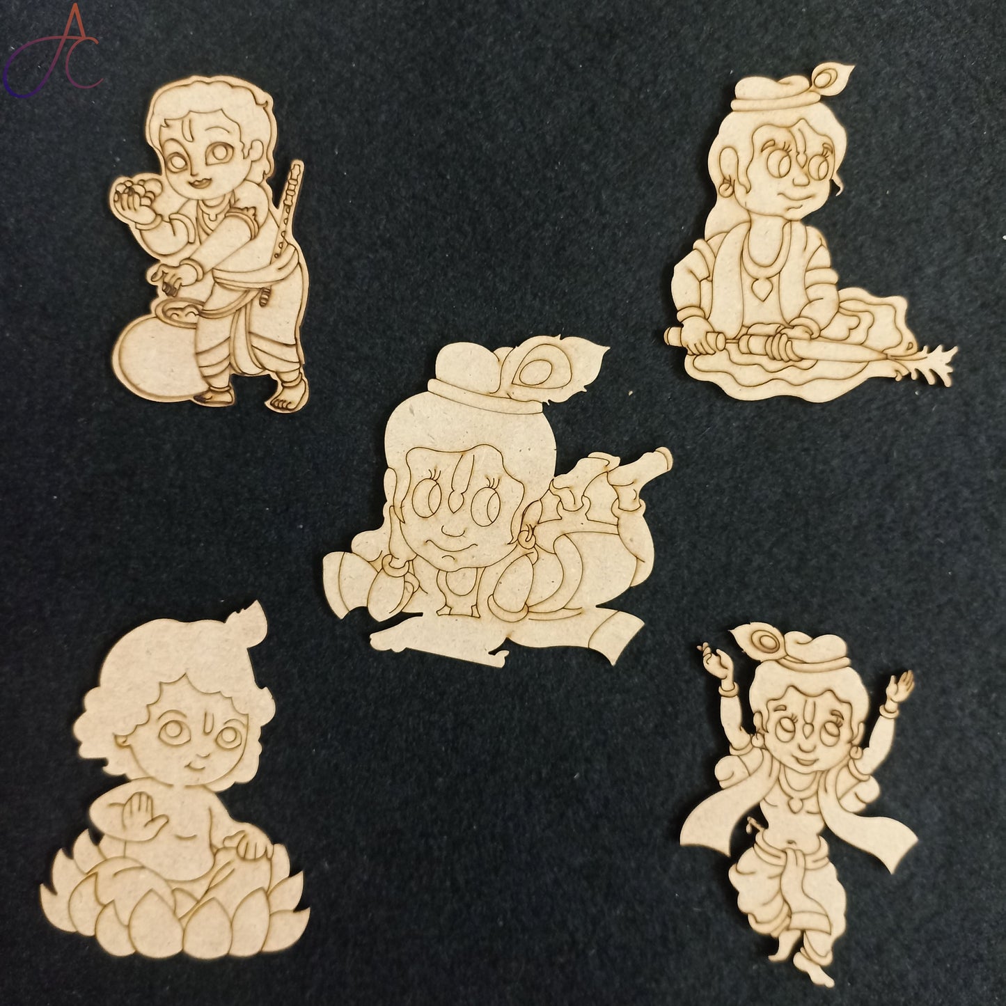 Pre Marked Kanha- Set of 5