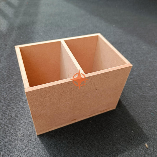 MDF Pen Stand - Double Slot