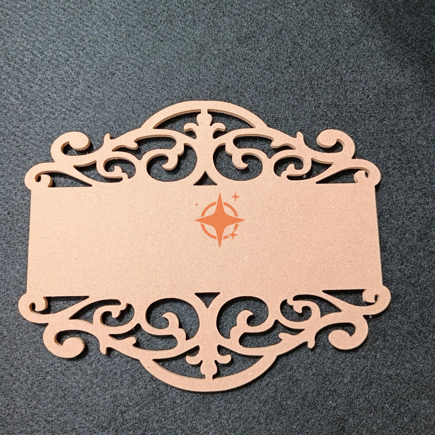 Rectangle Designer Name Plate Design-1