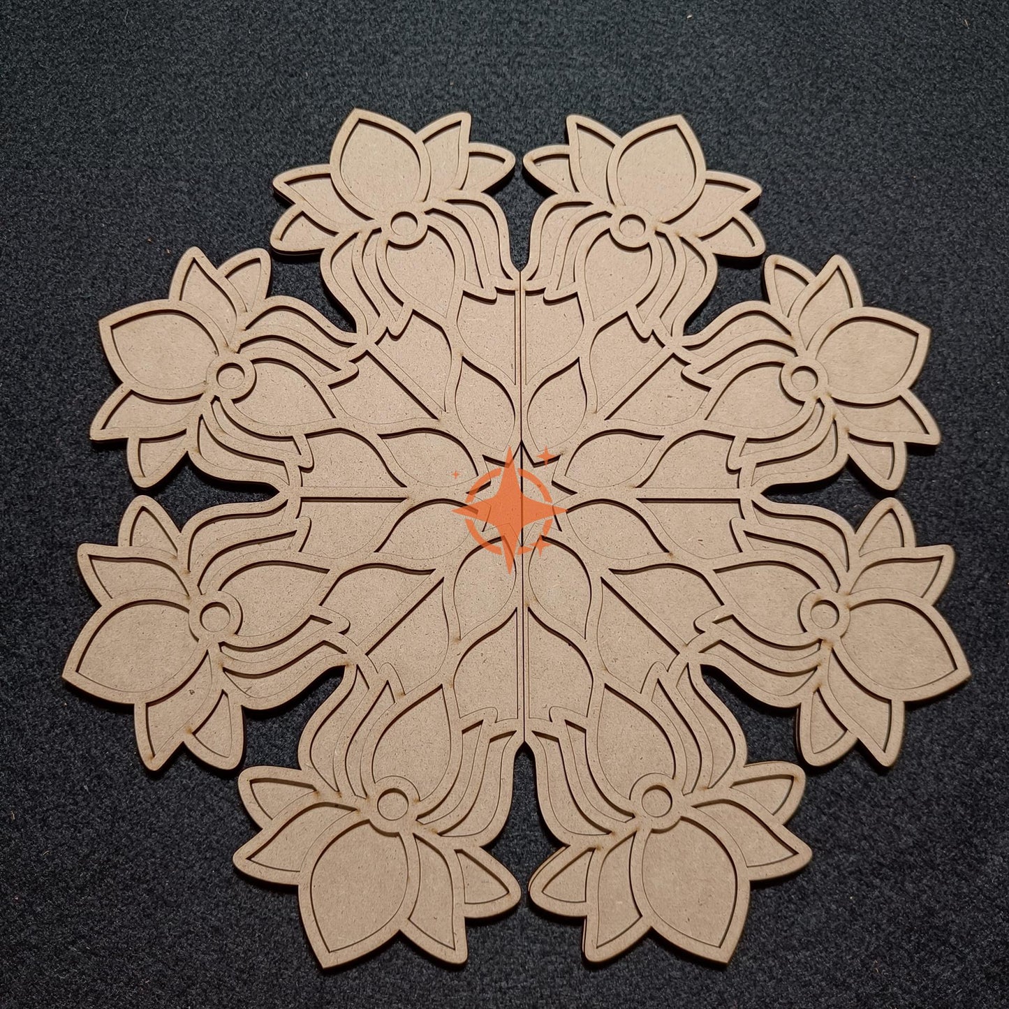 MDF Rangoli Design- 2