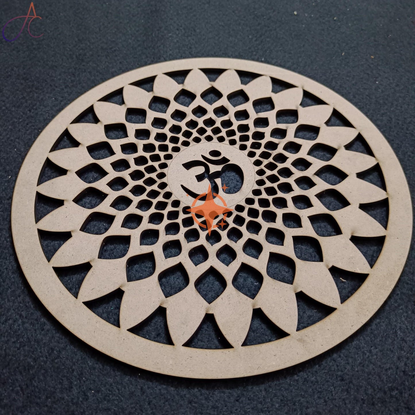 MDF Om Mandala Design- 2
