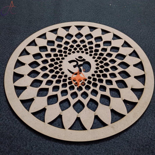 MDF Om Mandala Design- 2