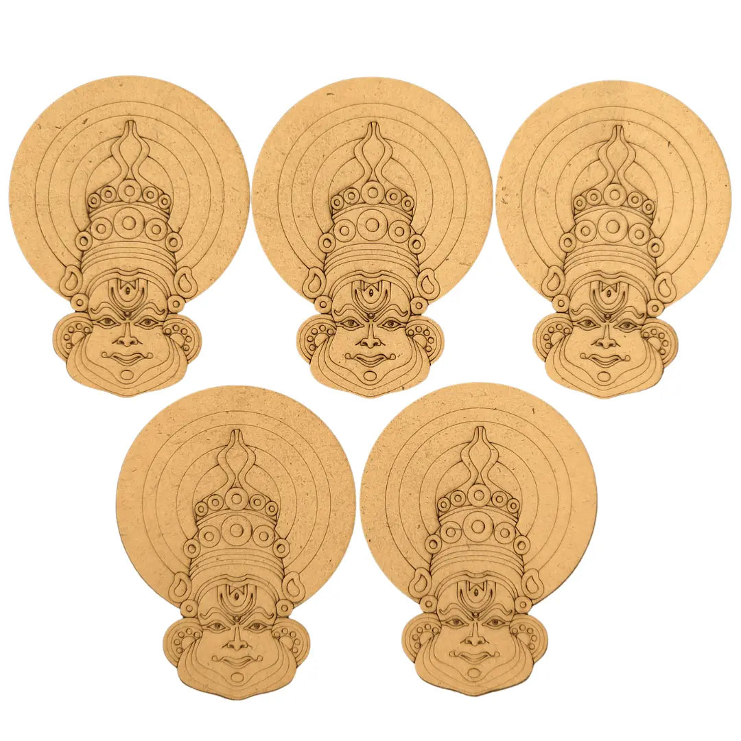 MDF Kathakali  Fridge Magnet