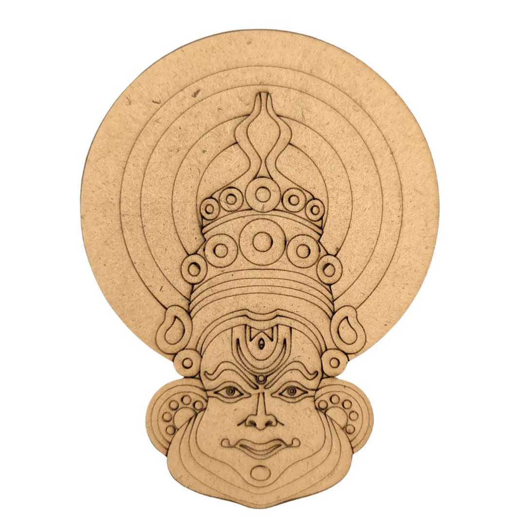 MDF Kathakali  Fridge Magnet