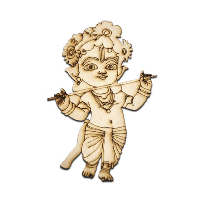 Pre Marked MDF Cutout Krishna Design-02